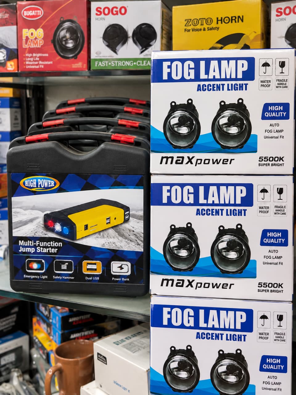 LED headlights & fog lamps available from Nawab Auto Decoration in Islamabad